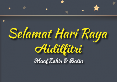 Selamat Hari Raya Aidiffitri